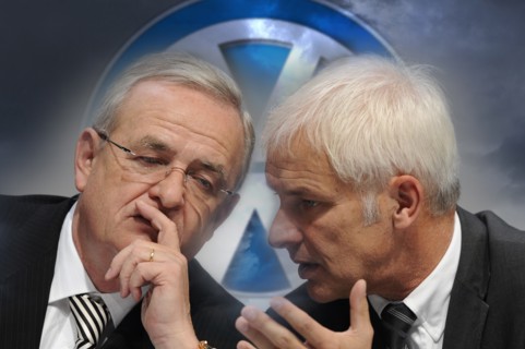 Martin Winterkorn et Matthias Mueller