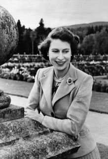 La princesse Elisabeth au château de Balmoral
