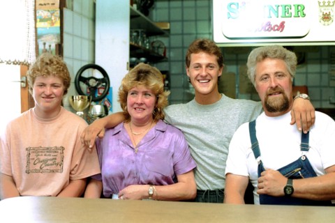 Michael Schumacher entouré de sa famille