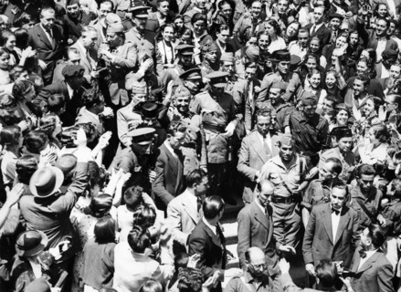 Les généraux Francisco Franco et Emilio Mola Vidal, 1936