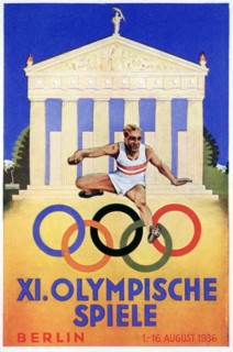 Affiche des JO d'été de Berlin 1936