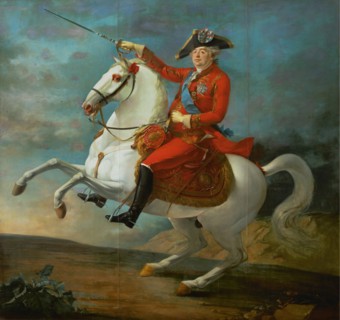 Carteaux, Louis XVI roi constitutionnel, porte la cocarde tricolore