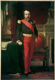 Flandrin, Napoléon III, en uniforme de général de Division, dans son Grand Cabinet aux Tuileries, en 1862