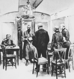 Abdication du tsar Nicolas II de Russie, 1917
