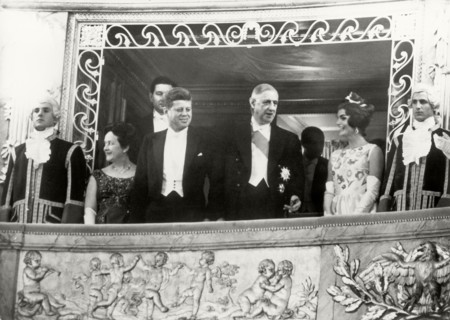 John F. Kennedy, Charles de Gaulle et Jackie Kennedy, 1961