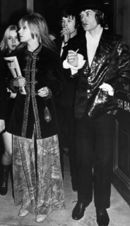 Marianne Faithfull et Mick Jagger