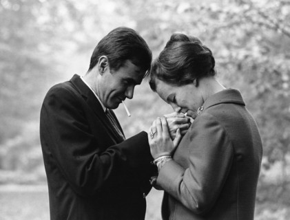La Reine Margrethe II du Danemark et son mari, le prince Henrik