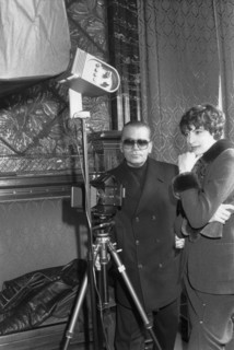 Karl Lagerfeld et Inès de la Fressange, 1989