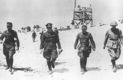 Erwin Rommel (1891-1944) als Kommandeur Afrikafeldzug