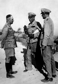 Rommel, Erwin 1891-1944
Officer, general field marshall, germany
commander of the german africa corps Feb.41-March 43 (WWII) 
Field marshall Rommel (l) together with field marshall Albert Kesselrin...