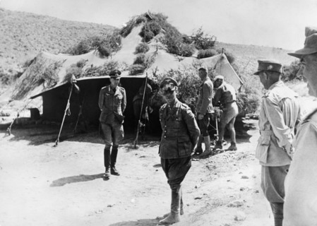 Rommel, Erwin 1891-1944
officer (gen.field marshall), gemany
commander of afrikacorps feb1941-march43
Col.Gen. Rommel in 2.WW in northafrica (cyrenaika) during the offensice direction Ghazala - at ...