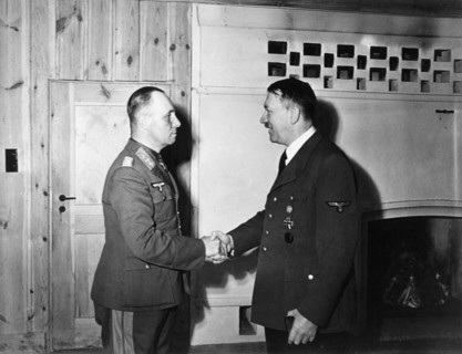 Erwin Rommel *1891-1944+ Officer, Field Marshal, germany : 
commander of the german africa corps Feb.41-March43
commander of army group B for italy and atlantic July43-July44
Adolf Hitler confers t...