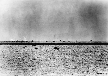 2.WW, North Africa, war theater (Africa campaign) , german africa corps Feb.41-May43:
First offensive of Rommel - battle of Sollum / Fort Capuzzo. German tank units in the dersert ready for for the a...