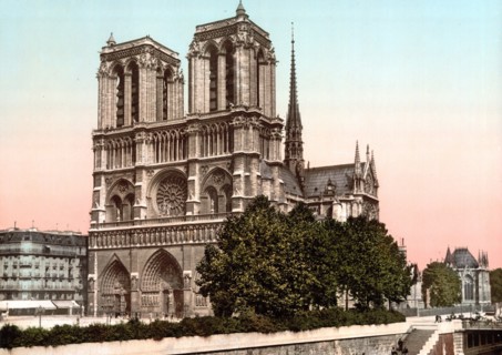France, Paris, Ile de la Cité : Cathédrale Notre-Dame