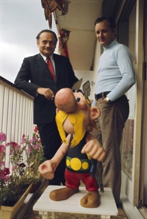 René Goscinny et Albert Uderzo, 1970