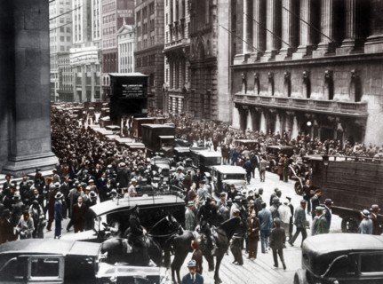 New York, "Black Thursday" (October 24, 1929)