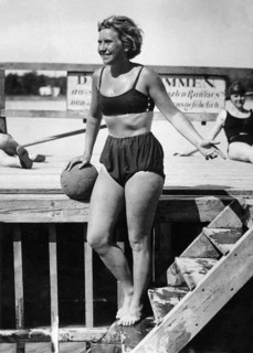 Woman in a bikini