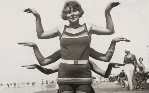 Girl in her bathing suit
