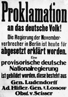Putsch de la Brasserie, 1923