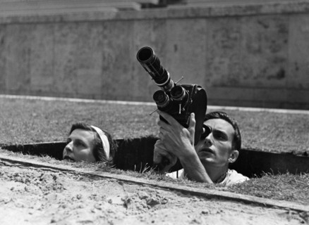 Leni Riefenstahl et Walter Frentz, 1936