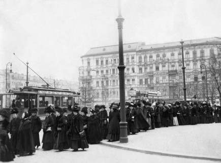 Première journée internationale de la femme, à Berlin, 1911