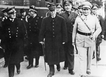 Rencontre entre Philippe Petain et Hermann Göring
