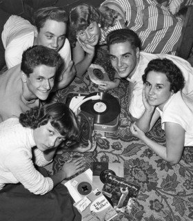 Jeunesse allemande au Panda-Klub, 1956