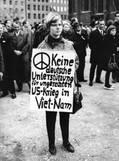 Manifestation contre la guerre du Vietnam en Allemagne, 1969