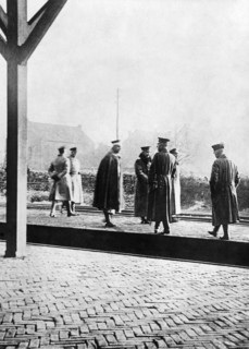Guillaume II en partance pour l'exil, 1918