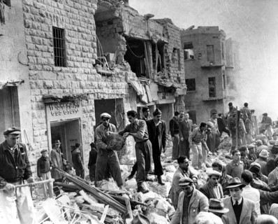 Conflit israélo-arabe, 1947-1948
