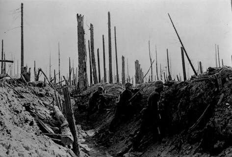 Infanterie allemande près de Léningrad, 1943