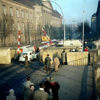 Vue du mur de Berlin, 1963