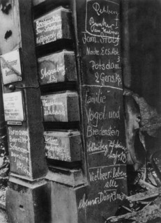 Message de la population civile à Berlin, 1945-1949