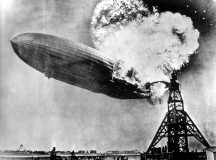 Explosion du "Hindenburg", 1937