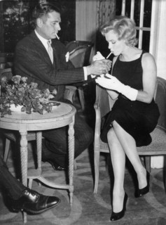 Marilyn Monroe, Actress, USA - with Sir Olivier Laurence......