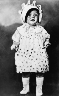Marilyn Monroe as a toddler, undated.........