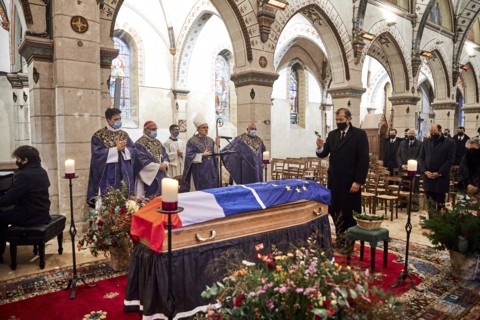 Obsèques du Président Valéry Giscard d'Estaing, Authon (Loir-et-Cher), le 5 décembre 2020
