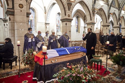 Obsèques du Président Valéry Giscard d'Estaing, Authon (Loir-et-Cher), le 5 décembre 2020