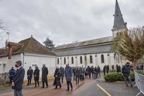Obsèques du Président Valéry Giscard d'Estaing, Authon (Loir-et-Cher), le 5 décembre 2020