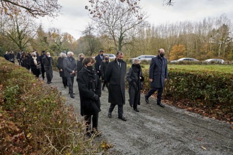 Obsèques du Président Valéry Giscard d'Estaing, Authon (Loir-et-Cher), le 5 décembre 2020
