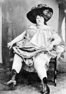Fat Woman with Hat