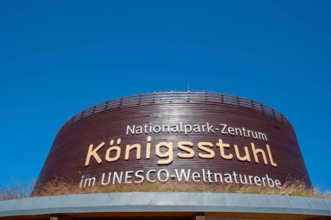 National Park Center Konigsstuhl in the Jasmund National Park