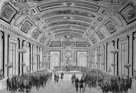 A celebration in the Hotel du Louvre