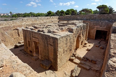 Archaeological excavation site
