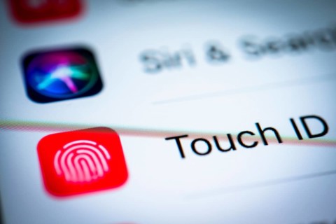 Touch ID Settings displayed on an iPhone