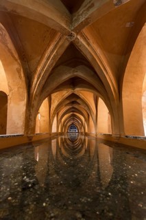Bath in the vaulted cellar