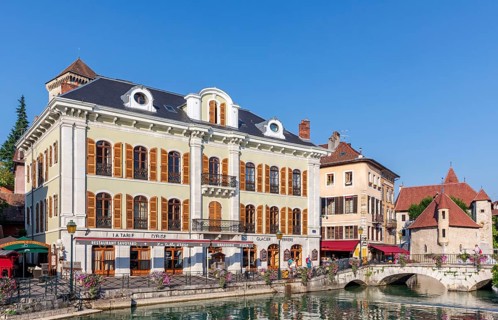 Old buildings at Canal in the downtown