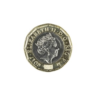 British one pound sterling coin