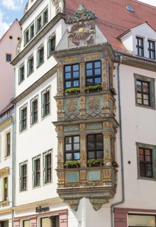 Renaissance oriel on the Obermarkt