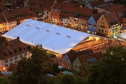 Annual beer festival with the new marquee from 2018